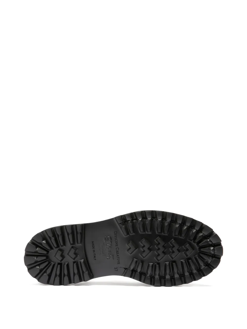 Wisal 001 Lug-Sole Leather Loafers