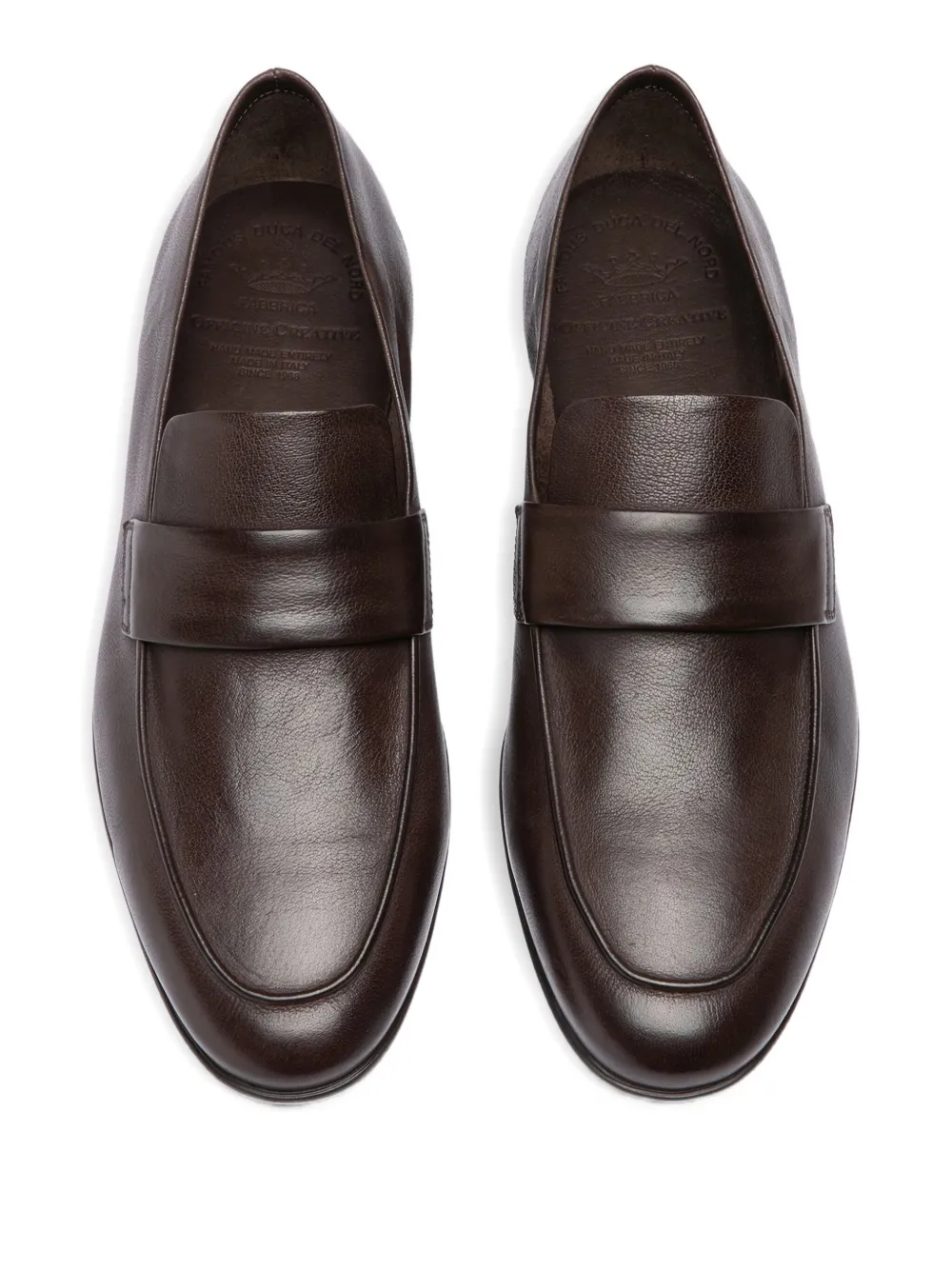 Officine Creative Airto leather loafers Bruin