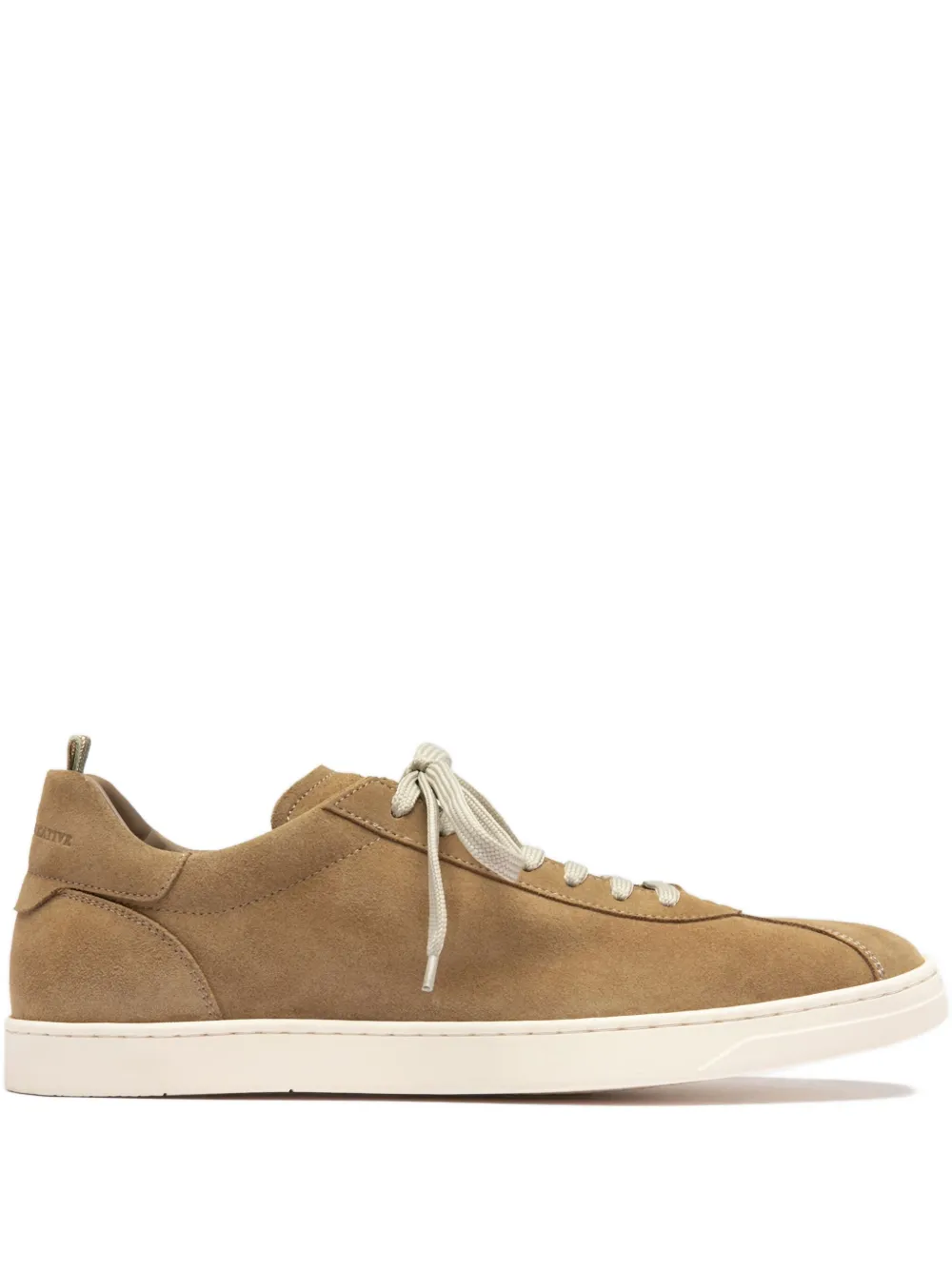 Officine Creative lace-up suede sneakers Brown