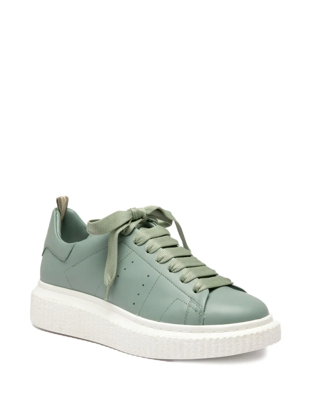 Officine Creative Krace lace-up platform sneakers Groen