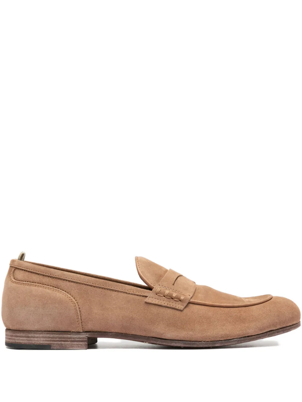 Officine Creative penny leather loafers Brown