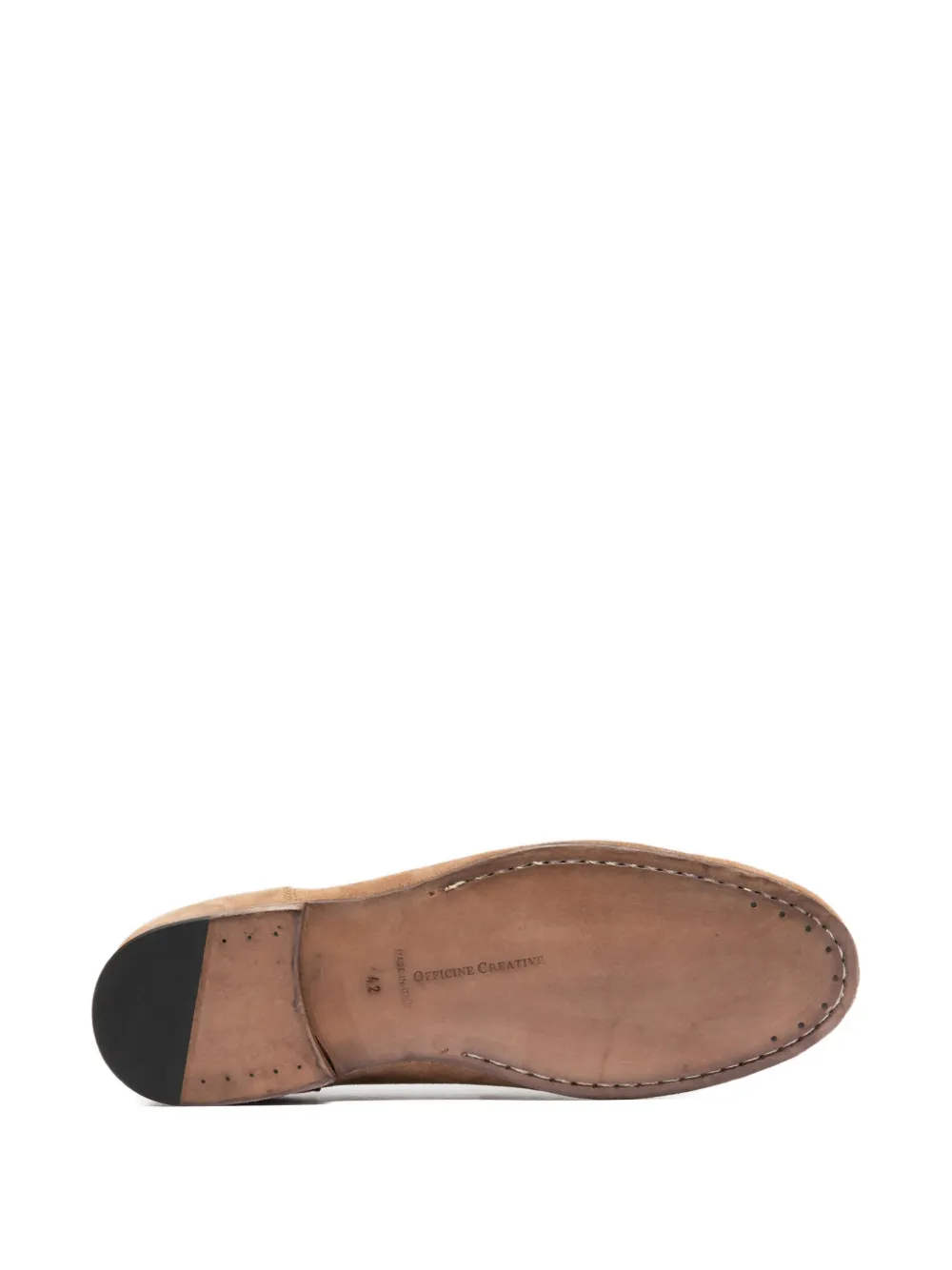 Officine Creative penny leather loafers Brown