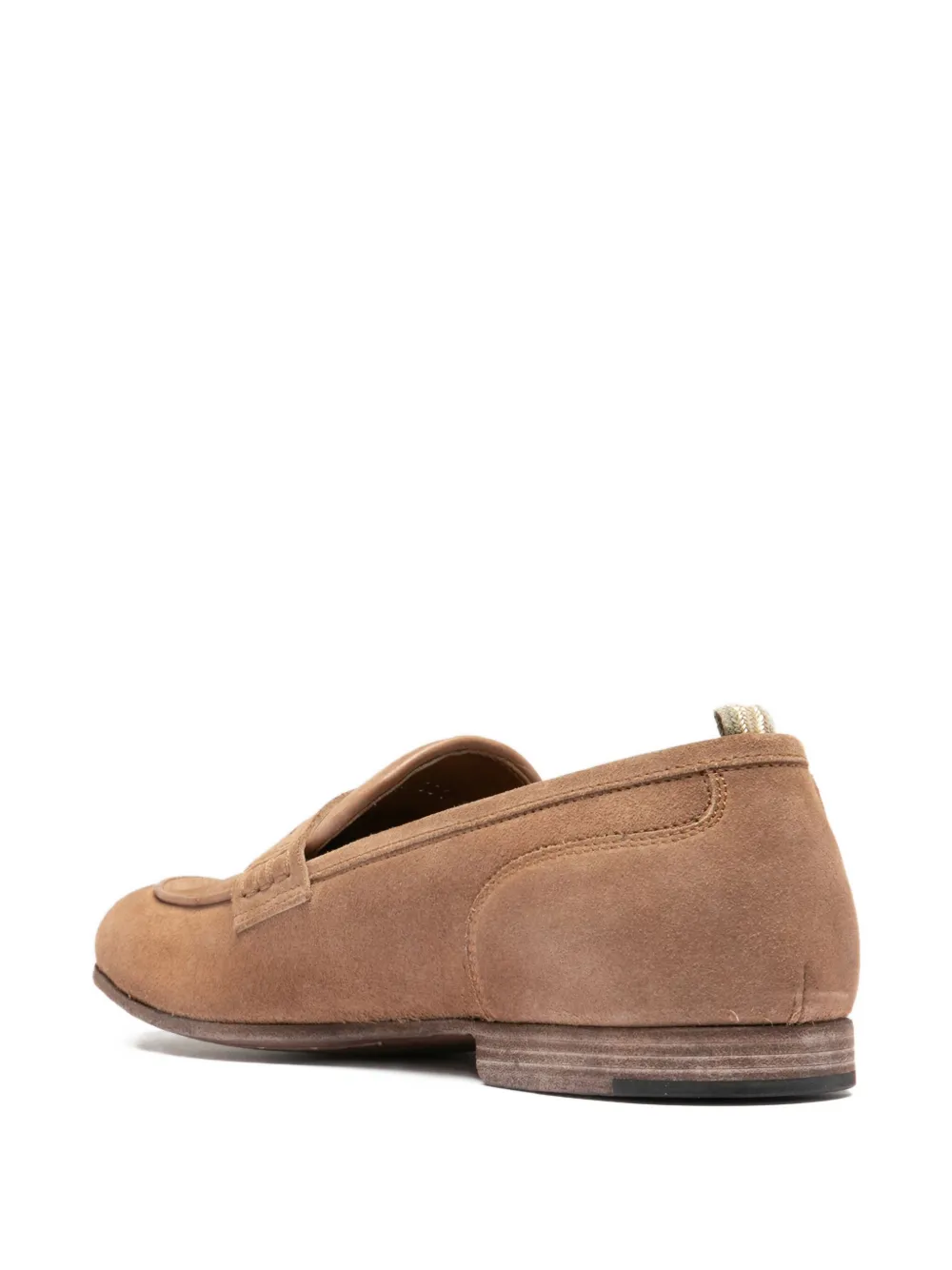 Officine Creative penny leather loafers Brown