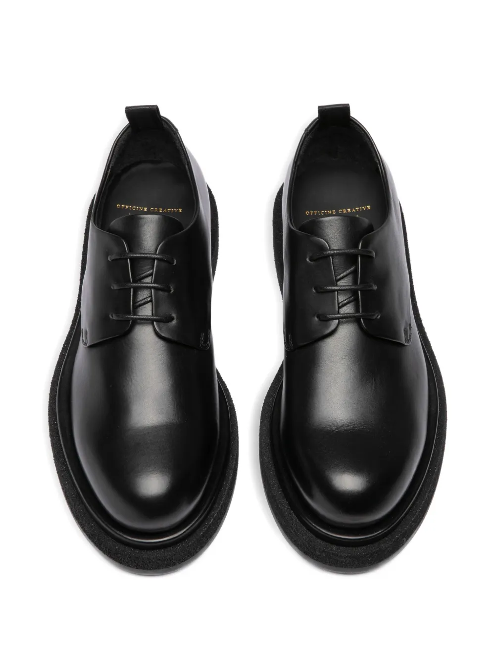 Officine Creative Tonal derby veterschoenen Zwart