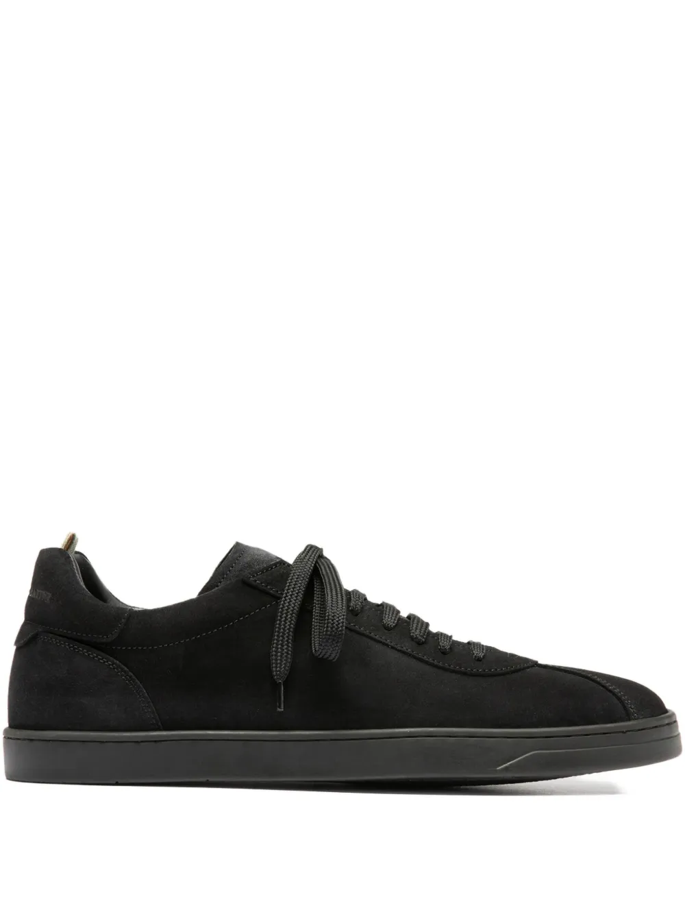 Officine Creative Karma suede lace-up sneakers Black