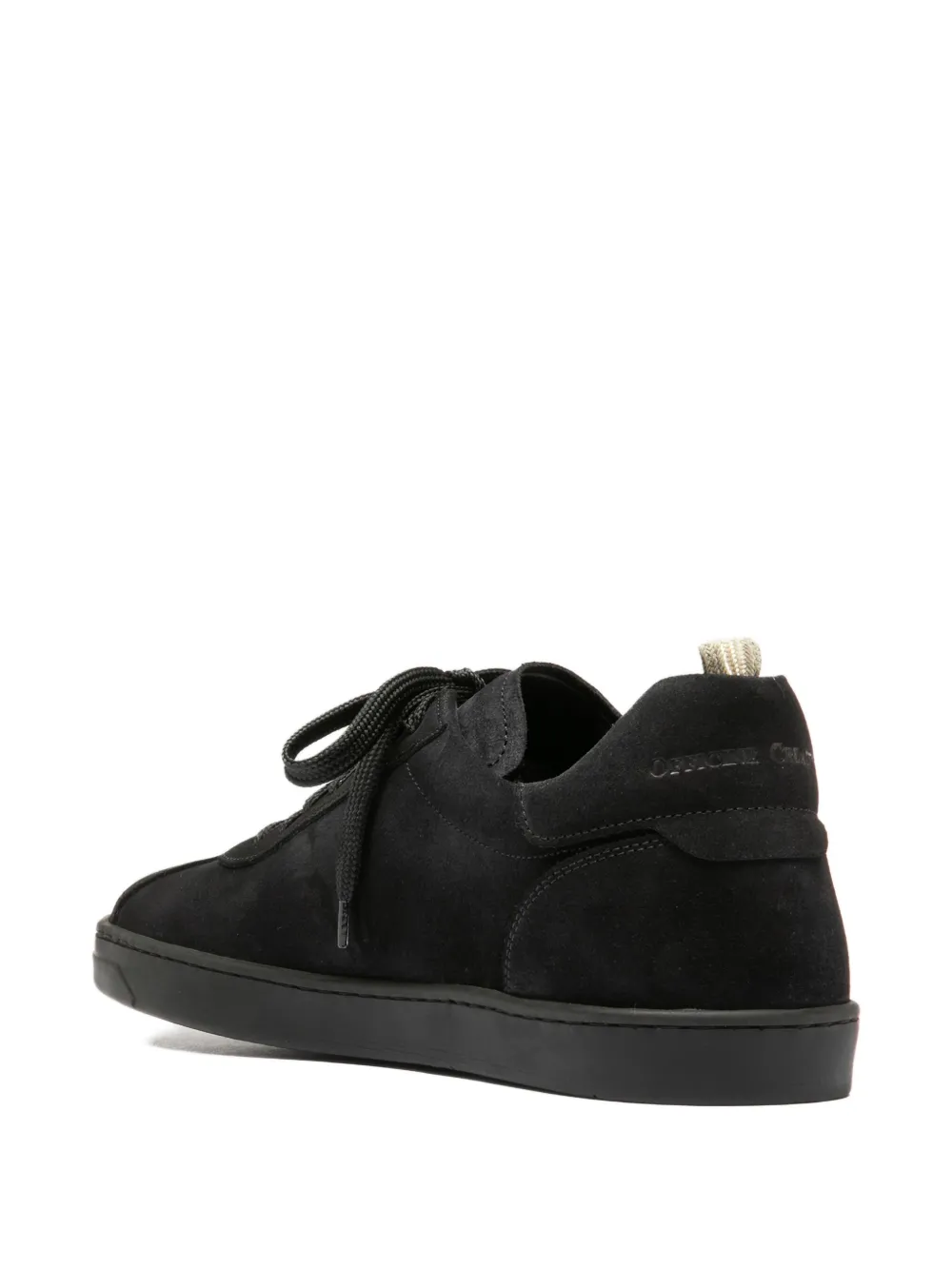 Officine Creative Karma suede lace-up sneakers Black