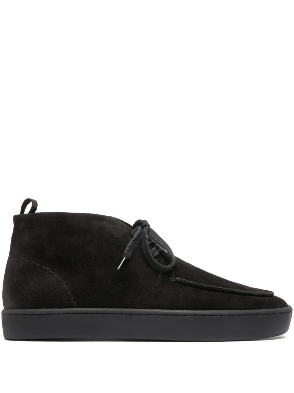 Officine Creative lace-up suede trainers Nero