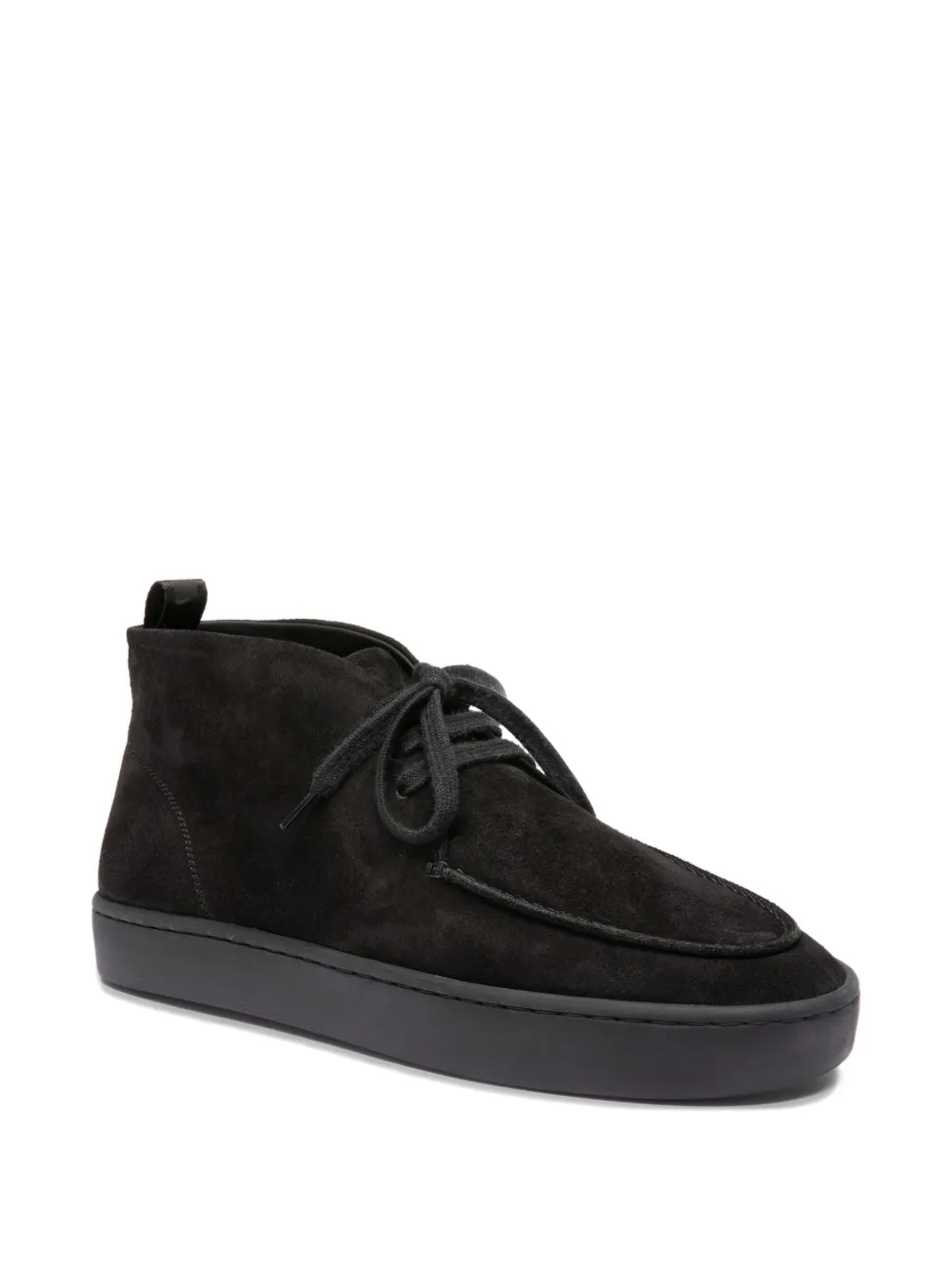 Officine Creative lace-up suede trainers Nero