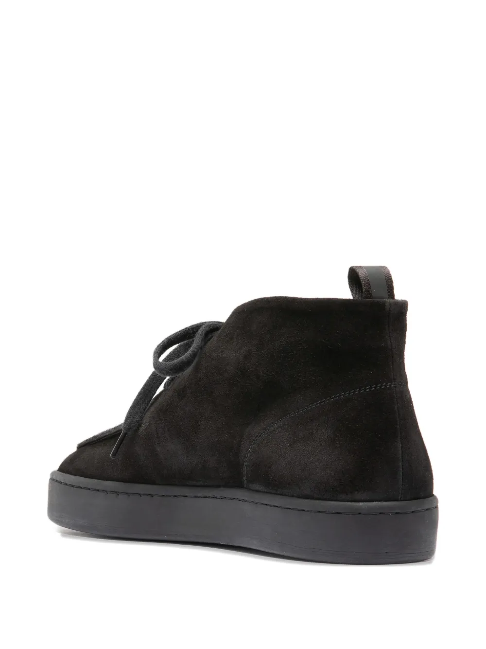 Officine Creative lace-up suede trainers Nero
