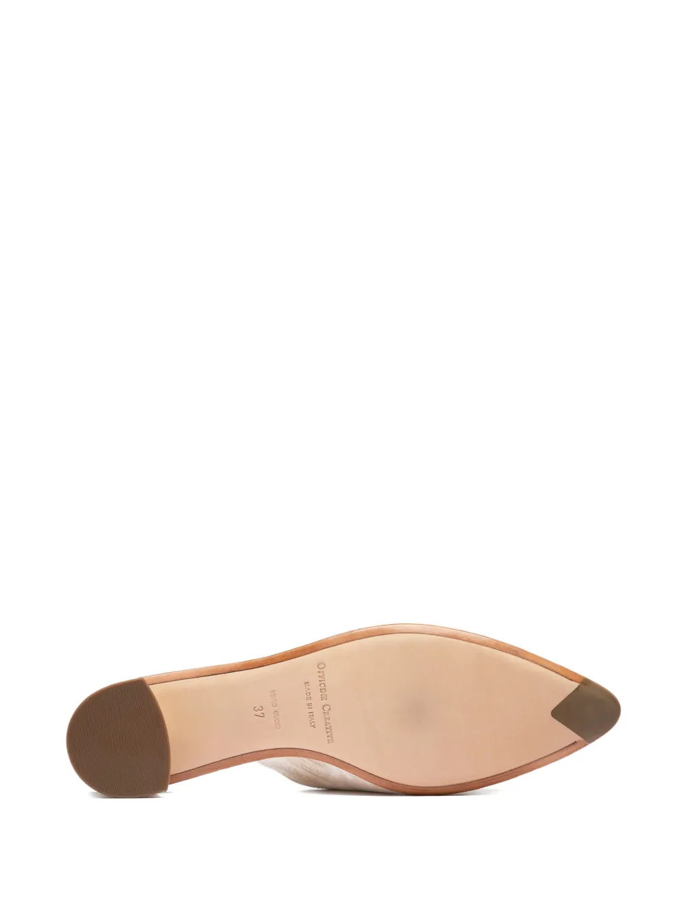 Officine Creative Sauvanne 001 pointed-toe mules Beige