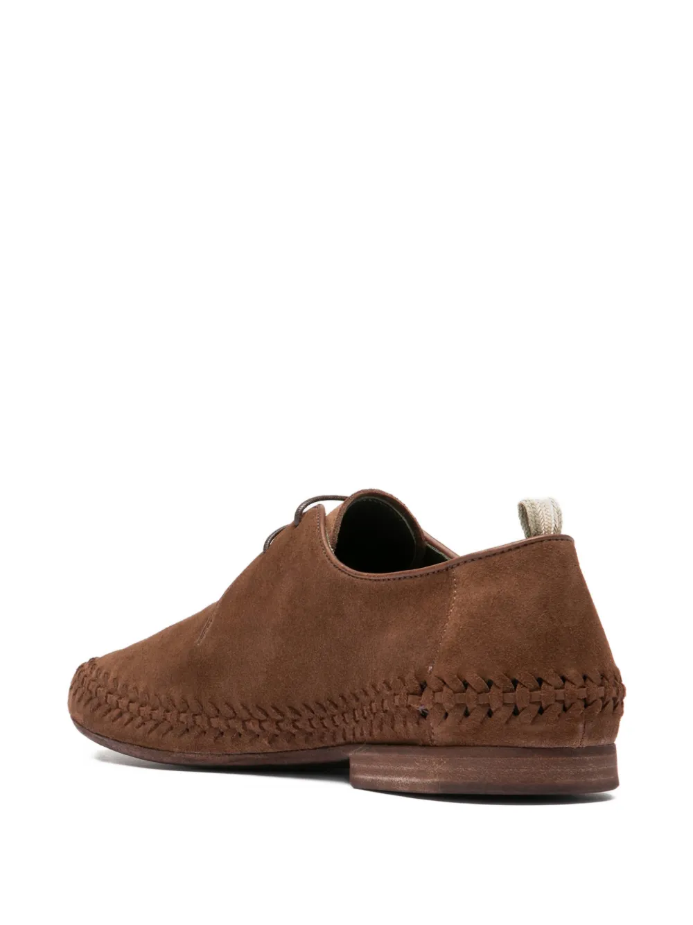 Officine Creative Nazar 005 suède derby schoenen Bruin