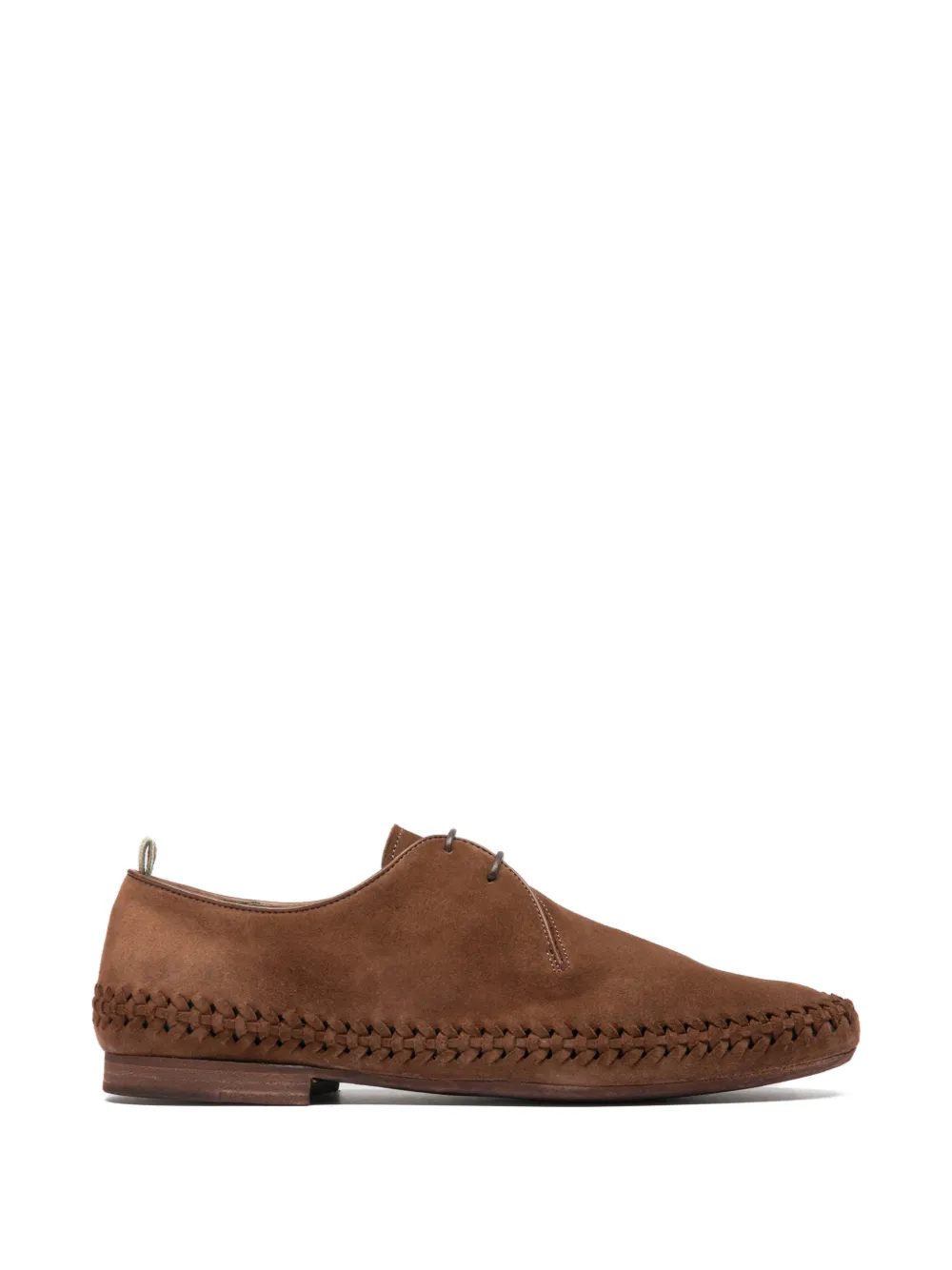 Officine Creative Nazar 005 suède derby schoenen Bruin