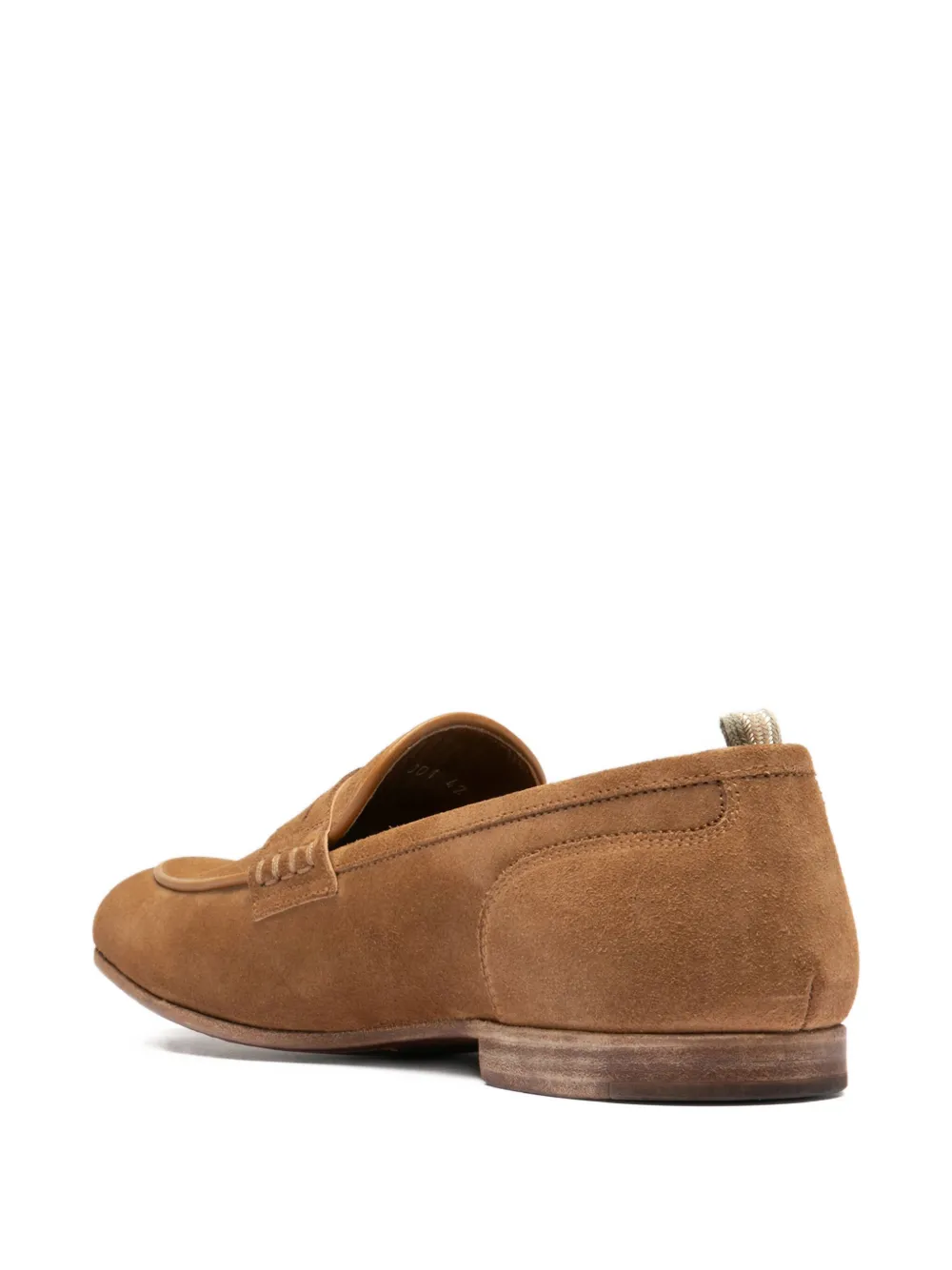 Officine Creative Penny suède loafers Bruin