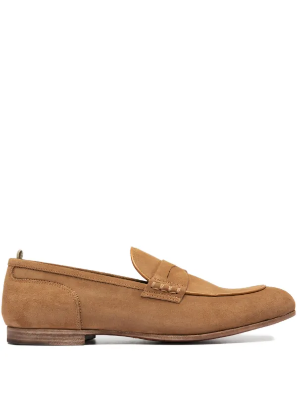 Officine Creative Brown suede Loafers 31686979_61813905_600.jpg main image 3