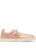 Officine Creative Karma lace-up leather sneakers - Pink