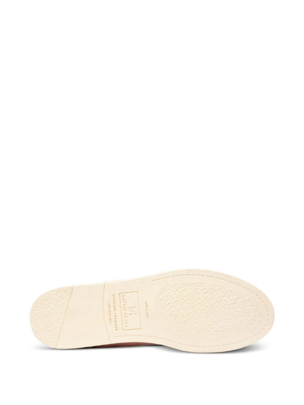 Officine Creative Karma lace-up leather sneakers Pink