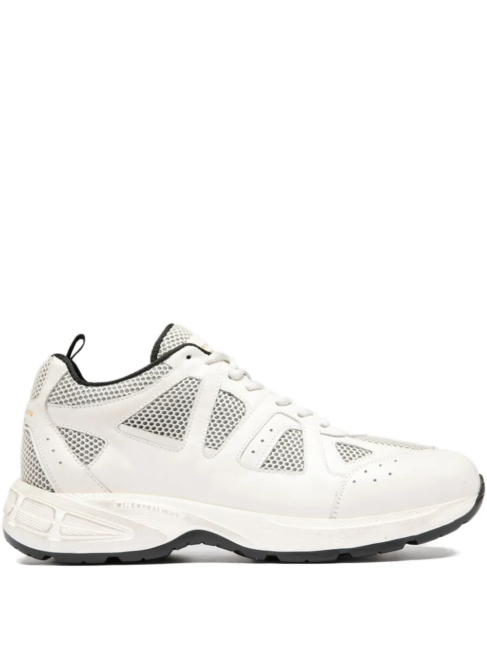 Officine Creative mesh-panel leather sneakers White