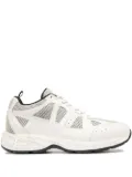 Officine Creative mesh-panel leather sneakers - White