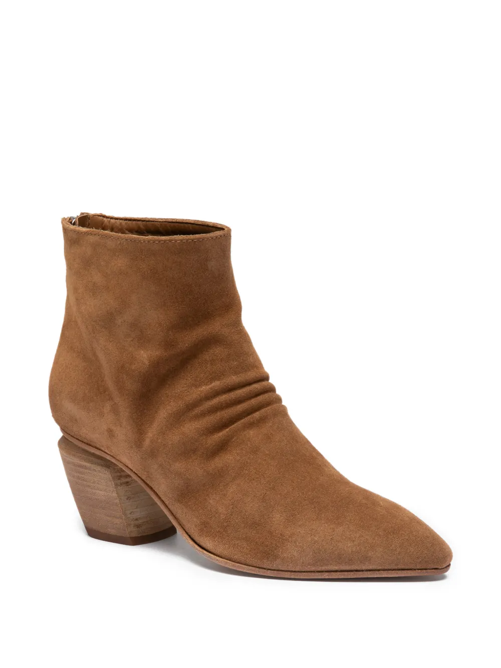  Officine Creative Severine 008 Pointed-toe Zip Boots - Brown 