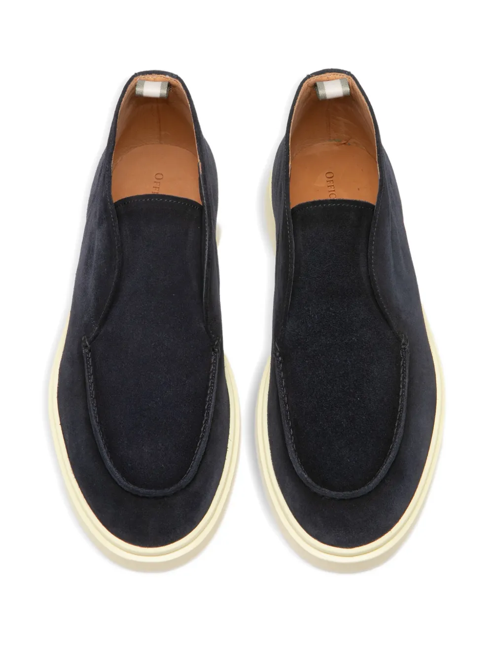 Officine Creative Suede Leather Slip-on Boots In Black