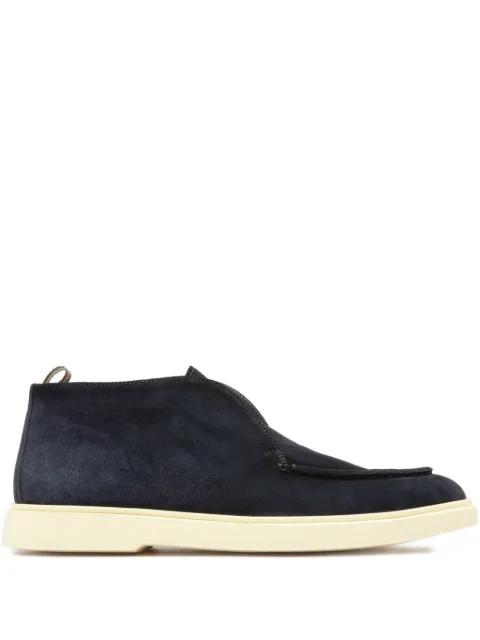 Officine Creative suede leather slip-on boots