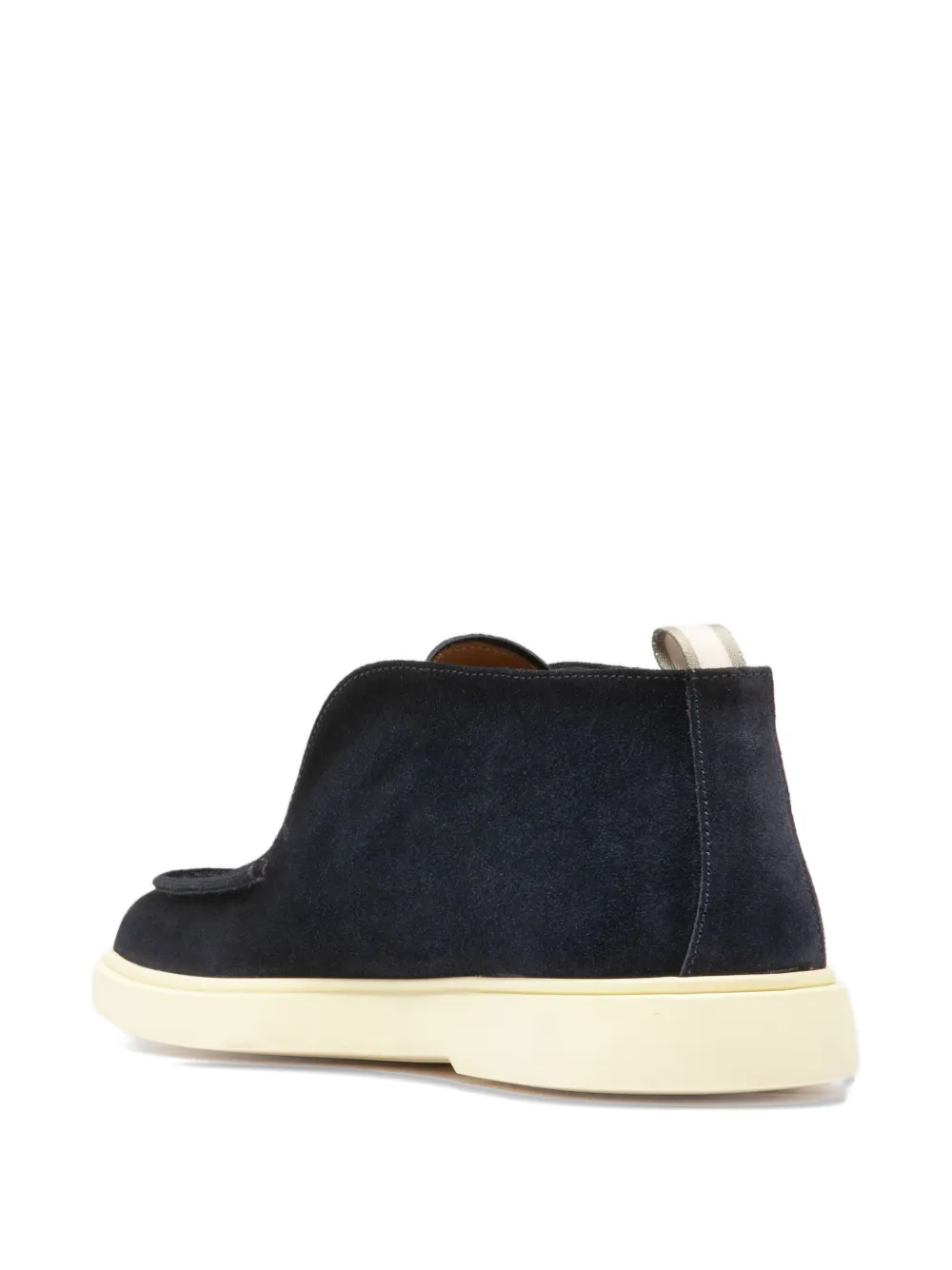 Officine Creative Suede Leather Slip-on Boots In Black