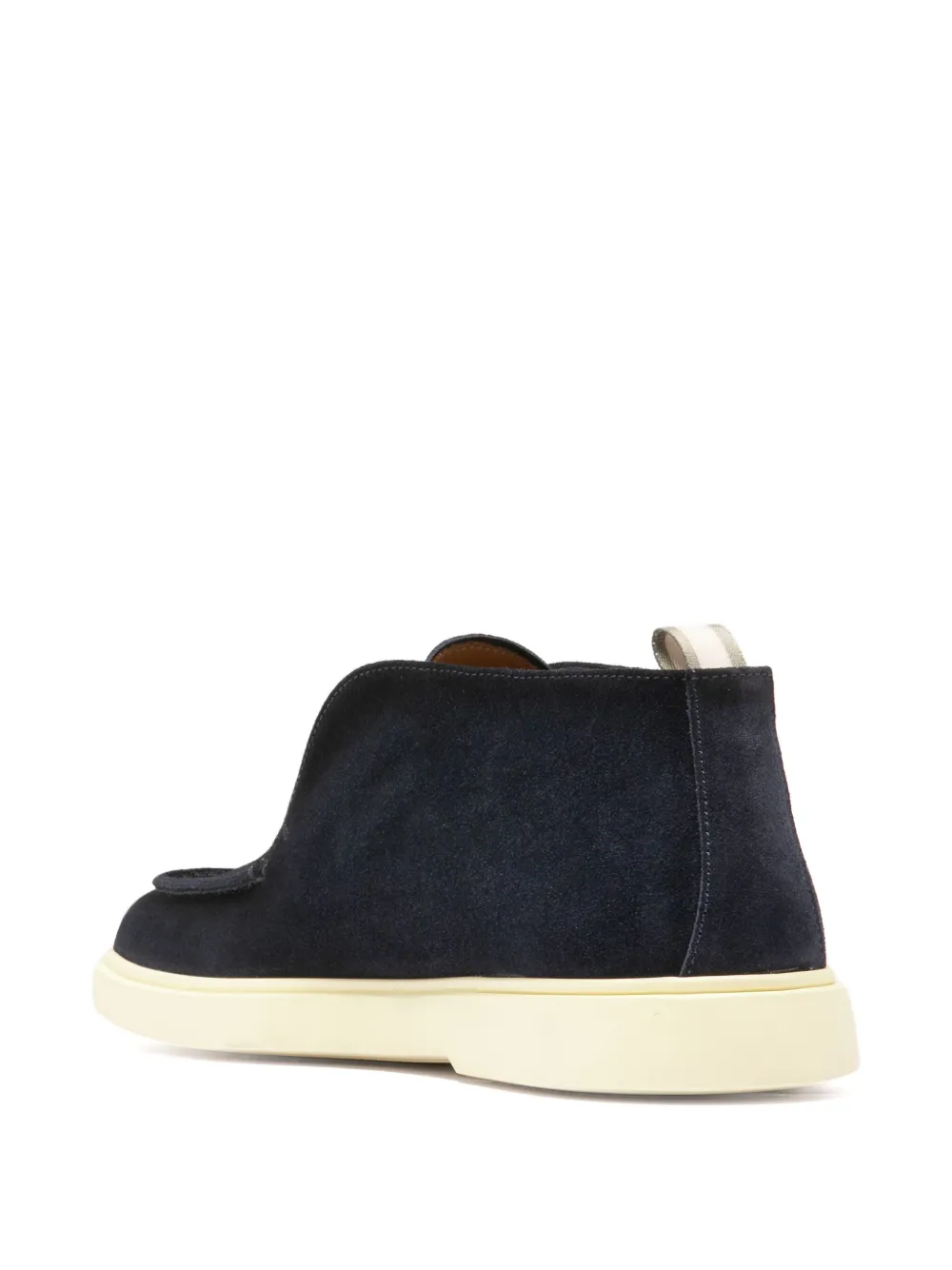 Officine Creative Suède leren slip-on laarzen Zwart