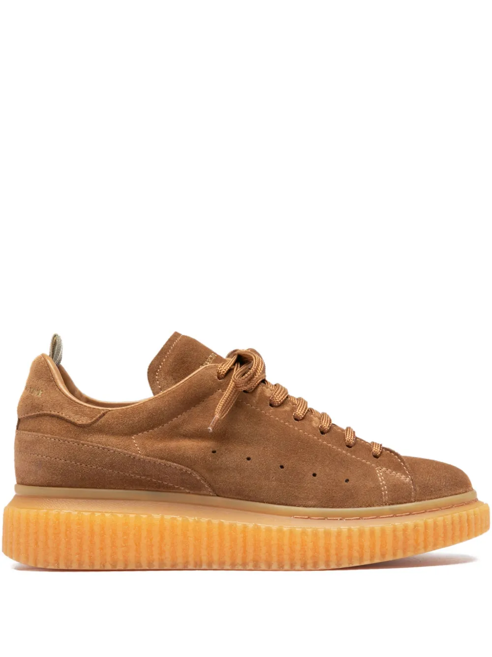 Officine Creative lace-up platform sneakers Brown