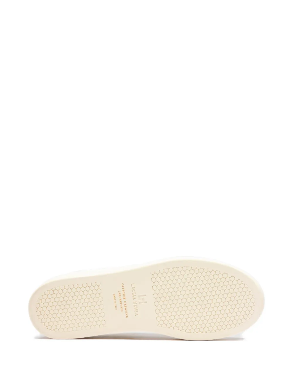 Officine Creative Kombined Leather Lace-up Sneakers In White