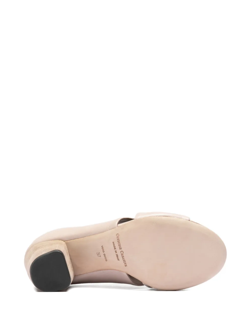 Officine Creative Annie 008 crossover sandals Beige