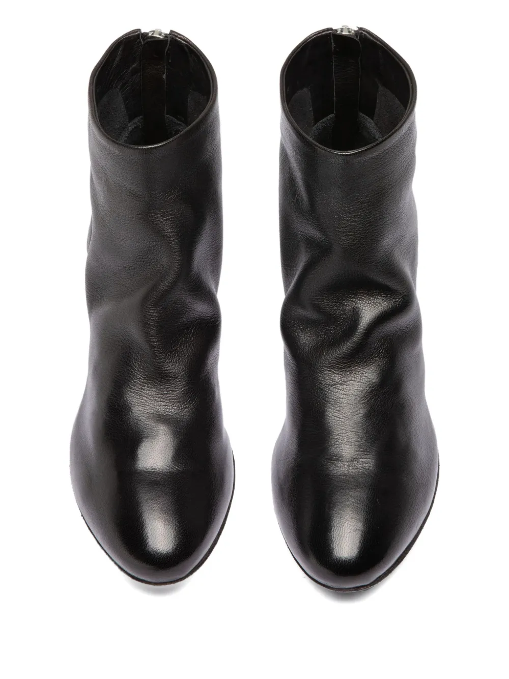 Officine Creative zip leather boots Zwart