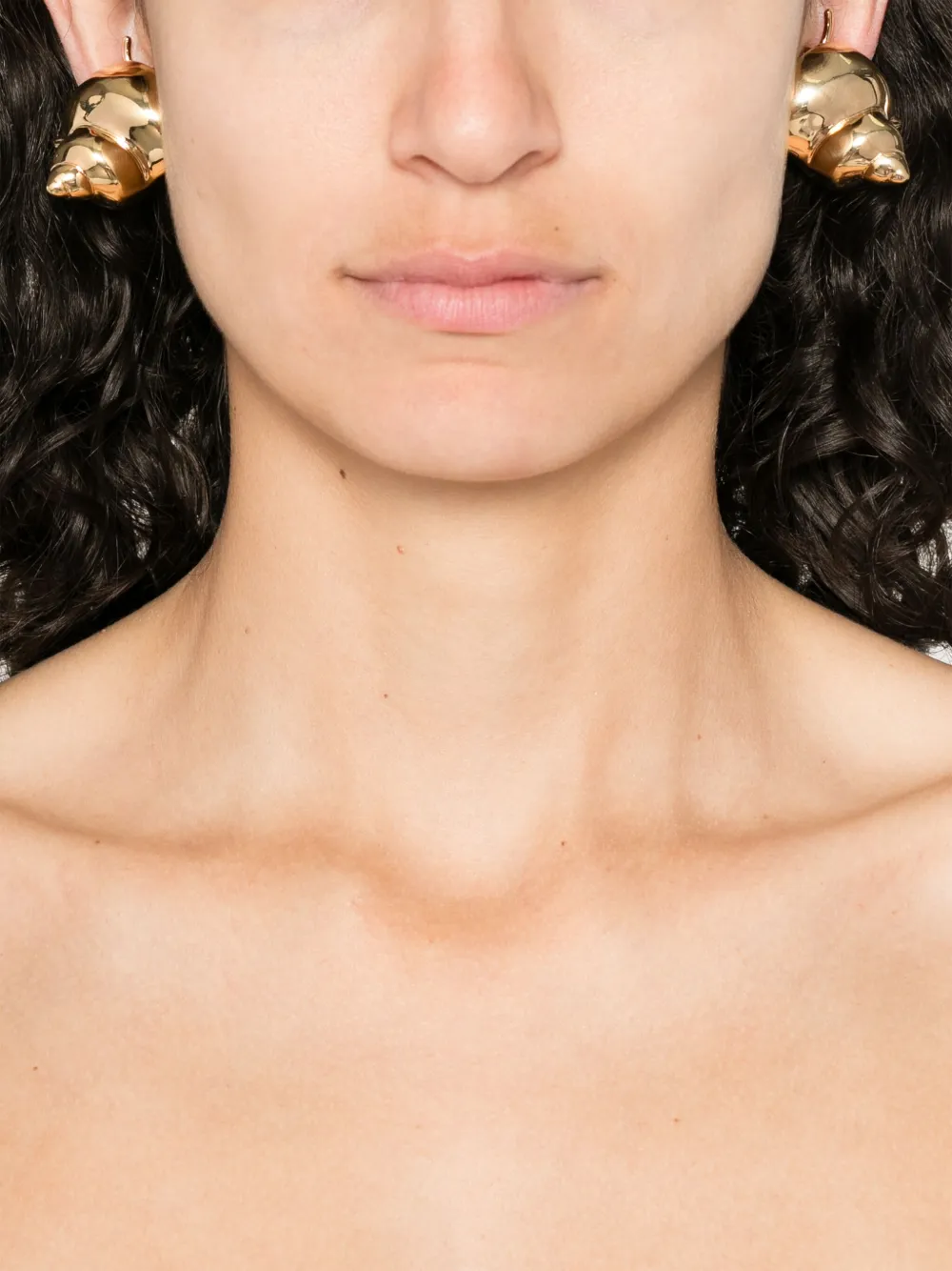 Versace seashell clip-on earrings - Goud