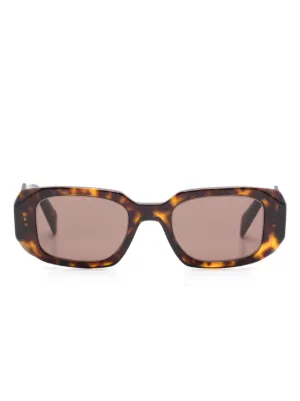 Prada Eyewear トータスシェル キャットアイ サングラス | ブラウン