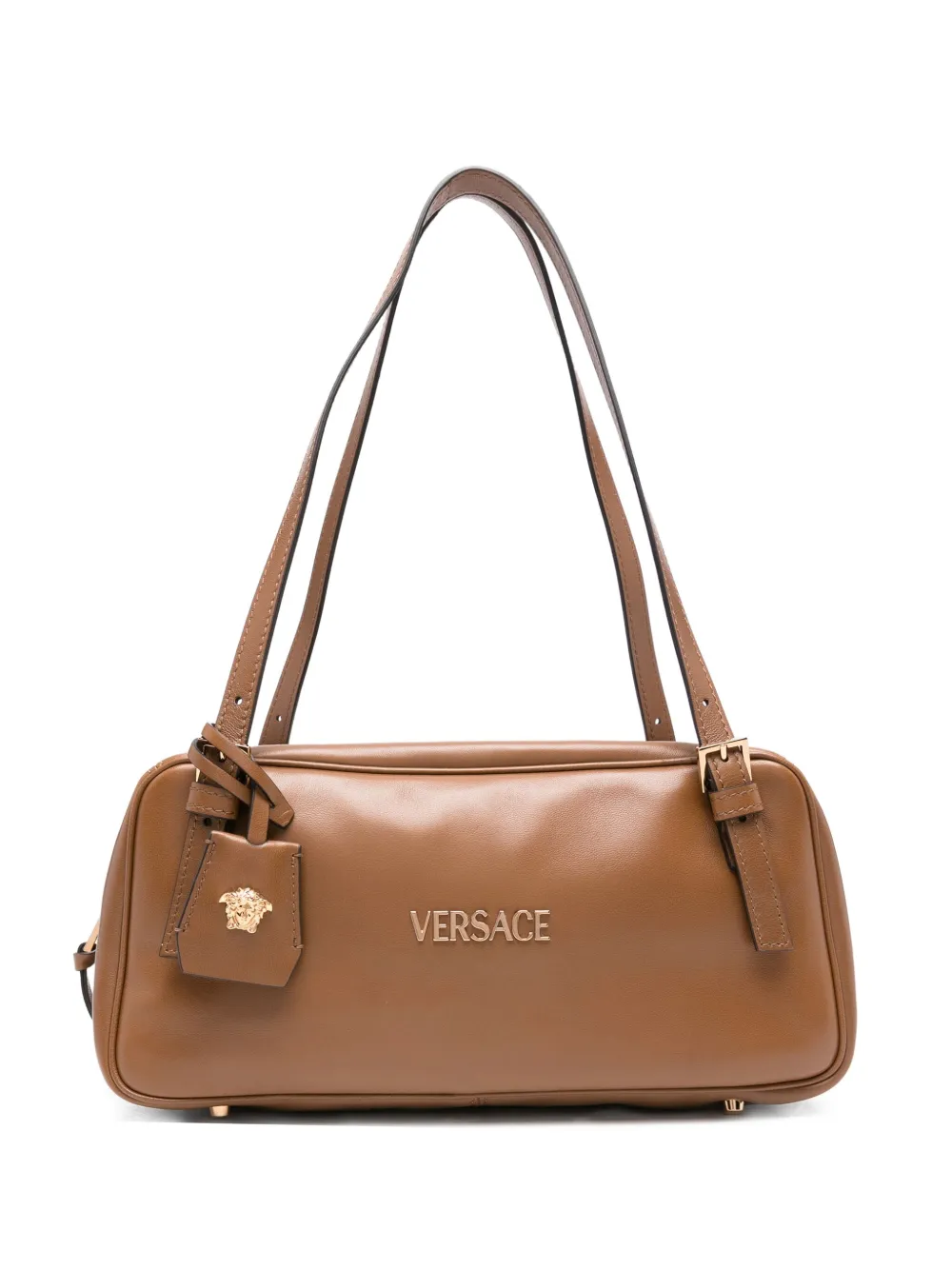 Versace Medium Tag schoudertas Bruin