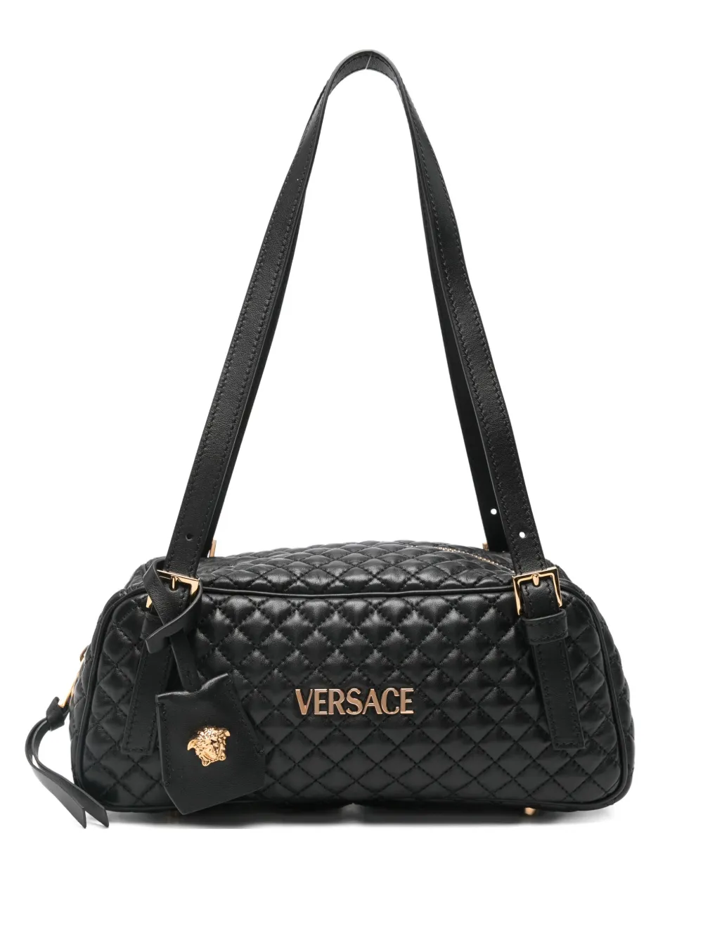 Versace small quilted shoulder bag - ブラック Versace small quilted shoulder bag - ブラック