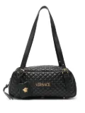Versace small quilted shoulder bag - Black
