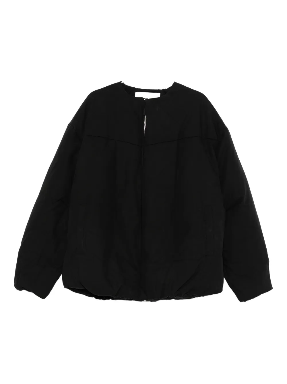 ENTIRE STUDIOS Pod quilted zip-front bomber jacket - Nero