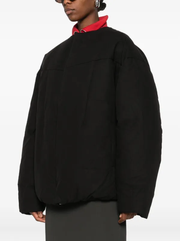 ENTIRE STUDIOS Pod Quilted zip-front Bomber Jacket | Black