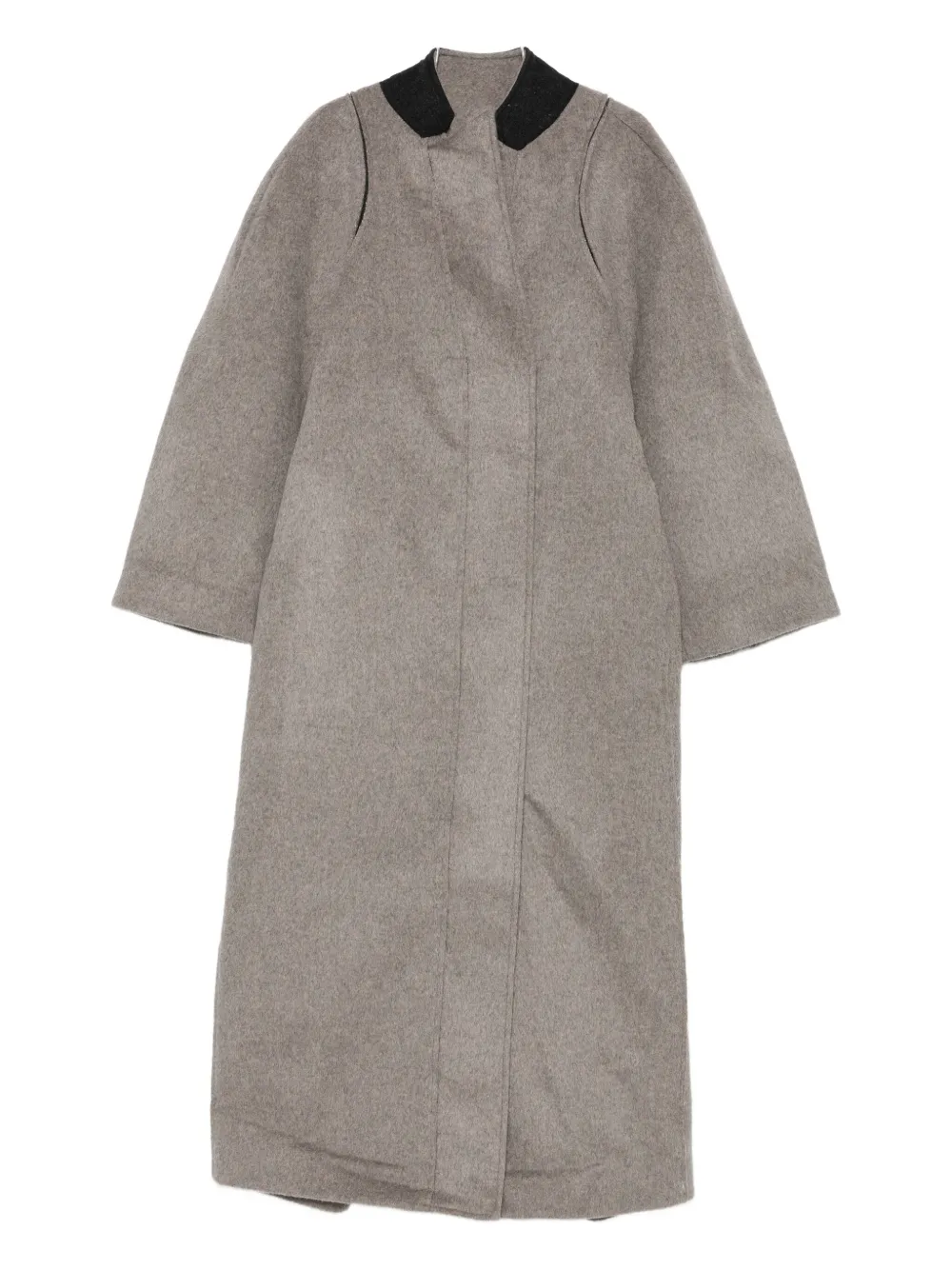 Entire Studios Vantage Panelled Coat In Gray
