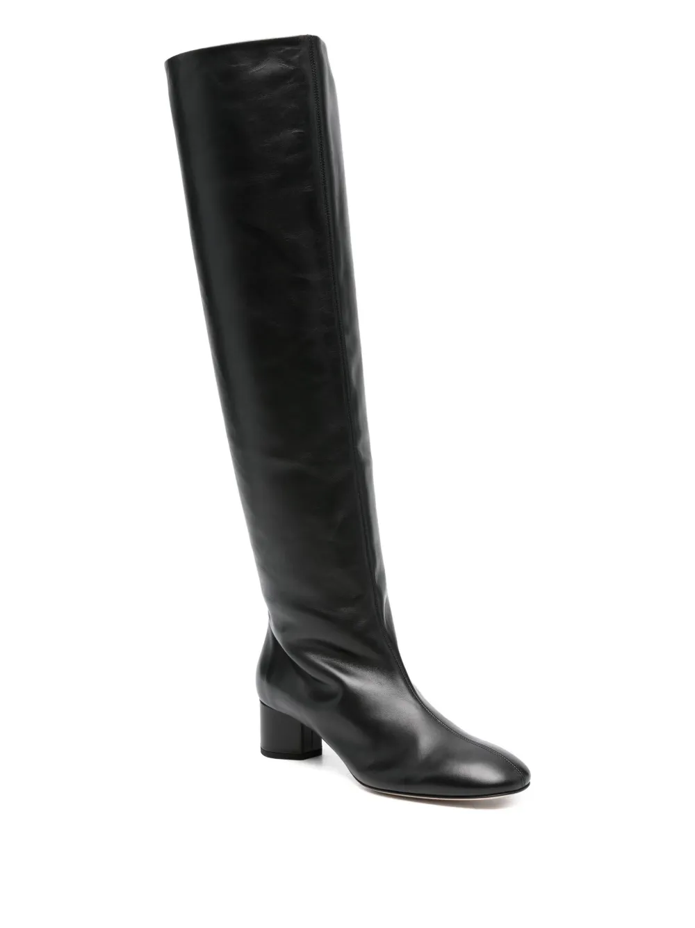 Aeyde 45mm Willa knee-high boots Black