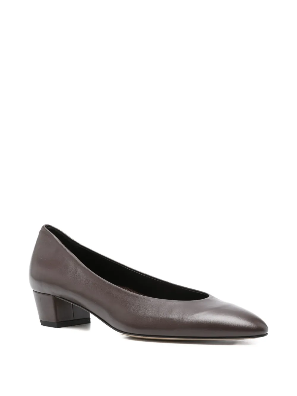 Aeyde 35mm Helia pumps Brown