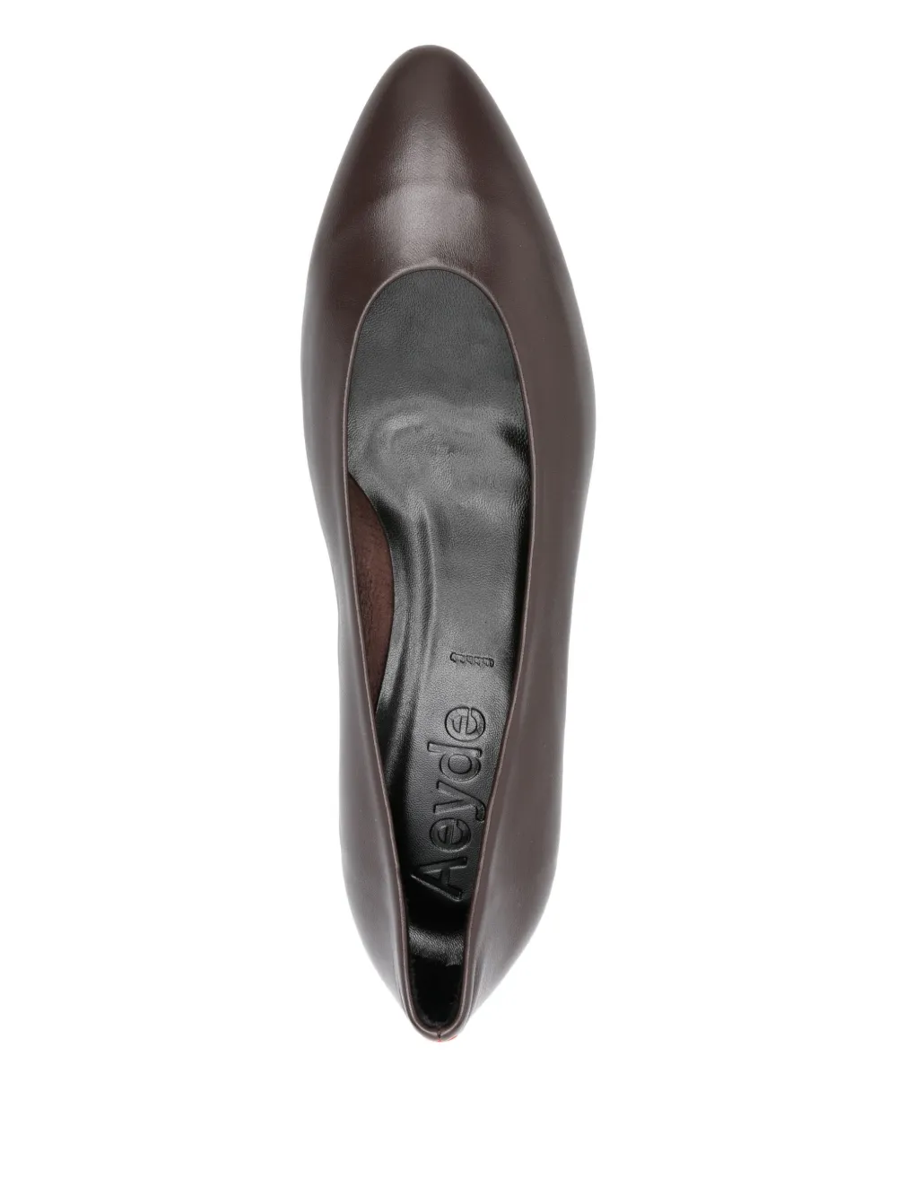 Aeyde 35mm Helia pumps Brown