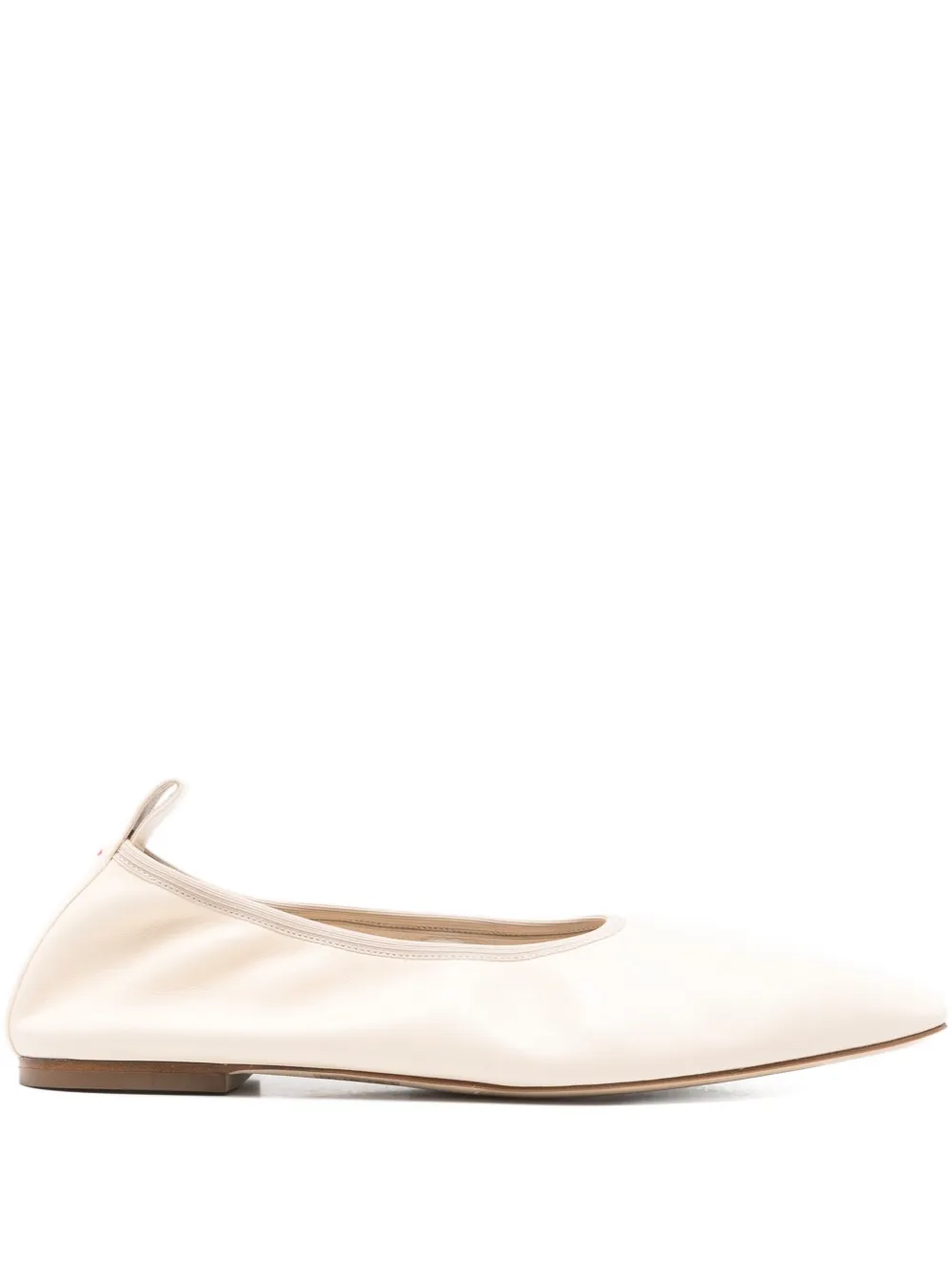 Aeyde Nomi ballet flats White