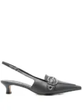 Aeyde 40mm Davina pumps - Grey