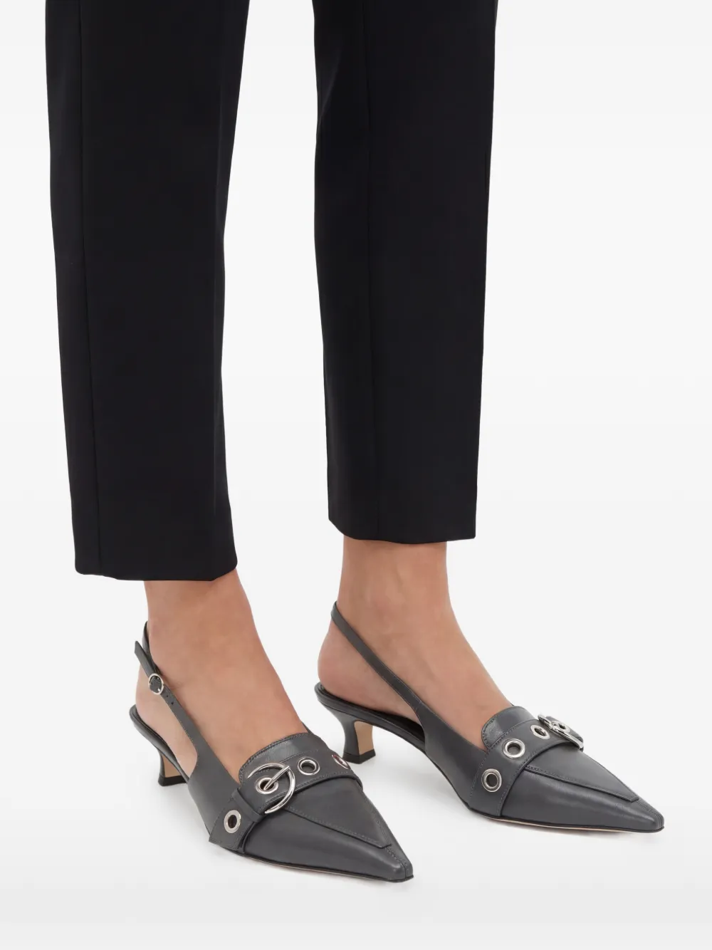 Aeyde 35 mm Davina pumps Grijs
