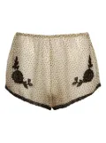 Valentino Garavani silk mini shorts - Neutrals