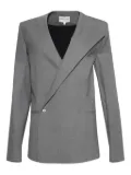 LouLou de Saison asymmetric-lapel blazer - Grey