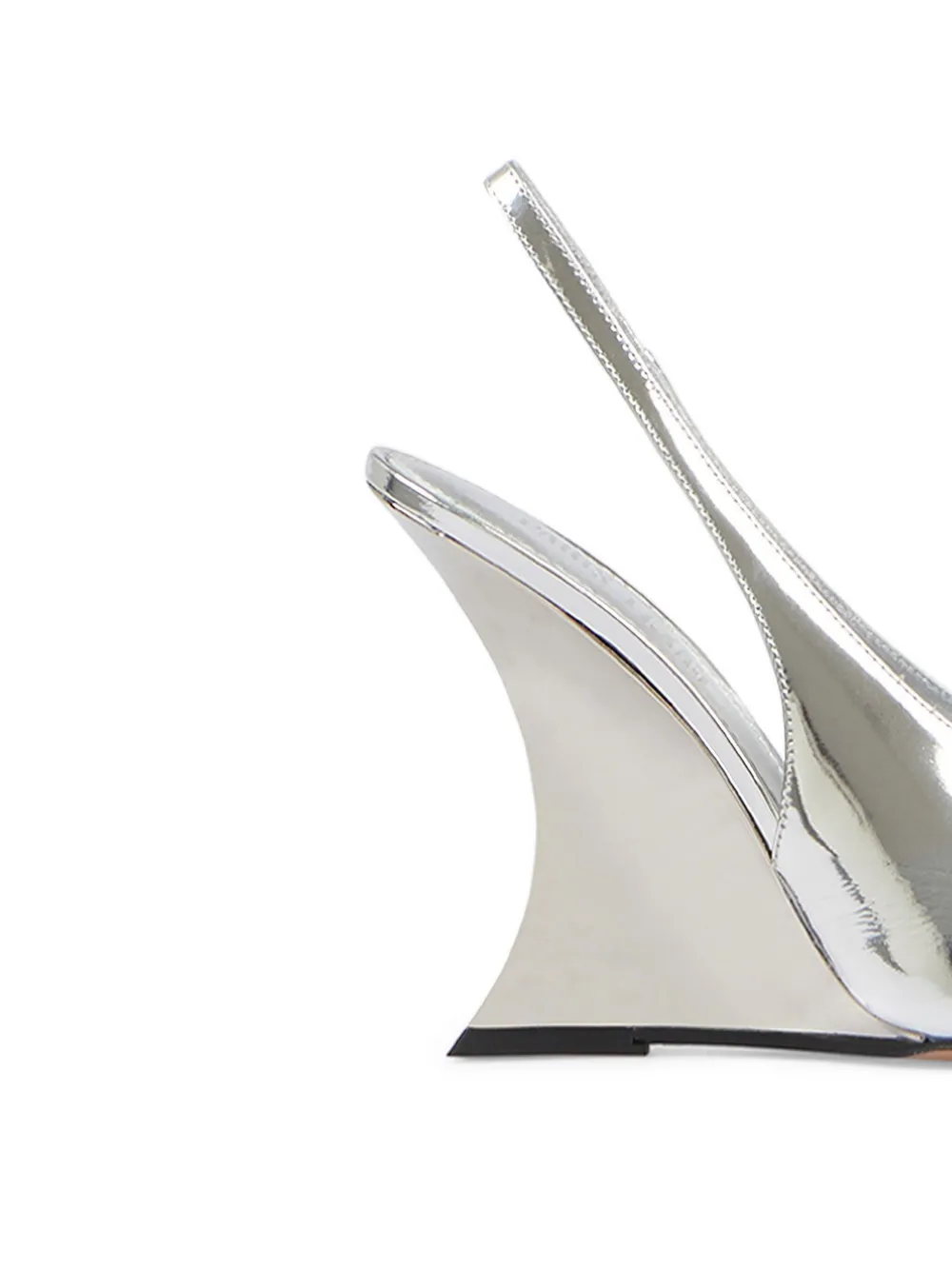 Paris Texas Nina slingback pumps Silver