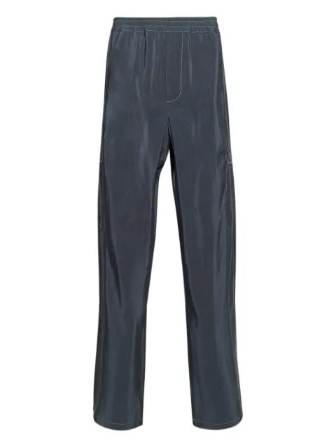 Casella Meyer silk cargo trousers