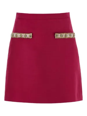 スカート VALENTINO FW25 Skirts (7B3RADJ51CF 0NO) Crepe couture skirt | Valentino | OTTODISANPIETRO